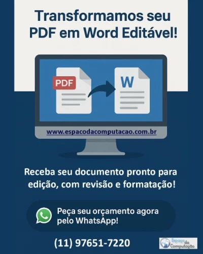 Transforme Seu Pdf em Word Editável com Rapidez e Qualidade
