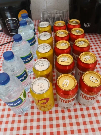 Cervejas e águas sem Gás