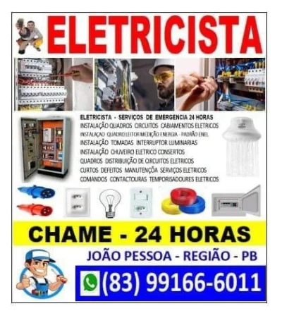 Eletricista João Pessoa (83) 99166-6011