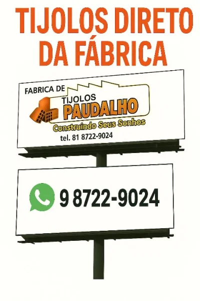 Promoção de Tijolos em Jaboatão