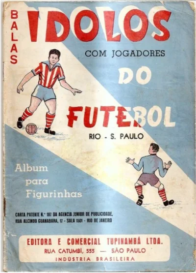 Compro álbum Balas ídolos Futebol 1959 Pg R$5.000