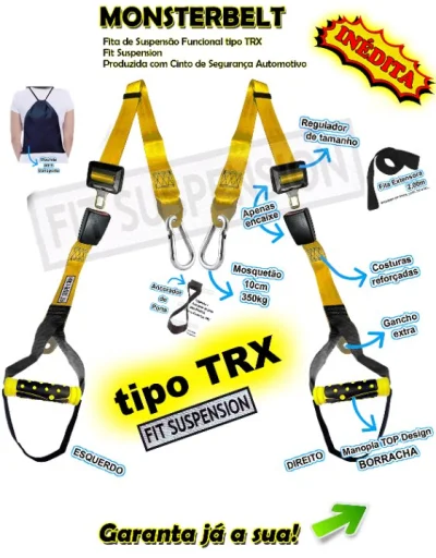 Fit Suspension Monsterbelt M1 com Regulador Tipo Trx