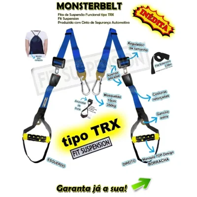 Monsterbelt M1 Fit Suspension com Regulagem de Tamanho