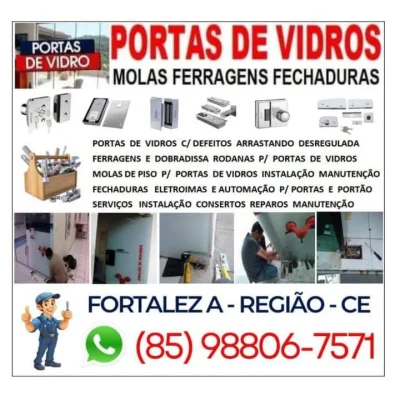 Portas de Vidros Consertos (85) 98806-7571