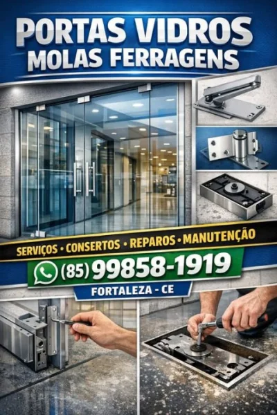 Portas de Vidros Consertos Fortaleza (85) 99858-1919