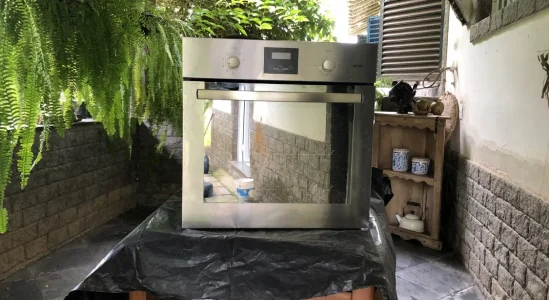 Forno Elétrico de Embutir Brastemp 60l Screen Ative Bo360