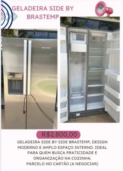 Geladeira Side By