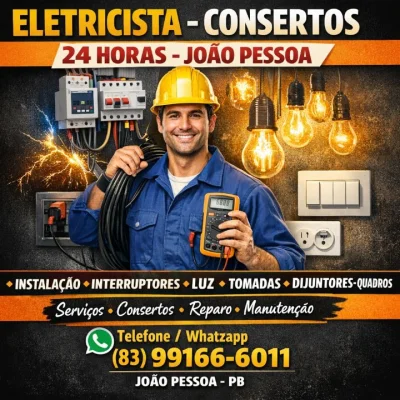 Eletricista - João Pessoa (83) 99166-6011