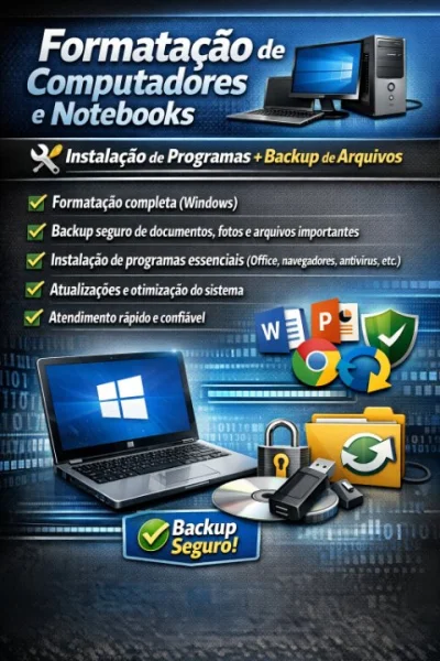 Formatação Computador em Salvador !