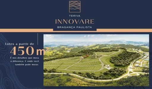 Lotes de 420 a 959m2 em Bragança Pauçista