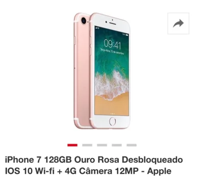 Iphone 7 128gb Ouro Rosa Desbloqueado - Novo