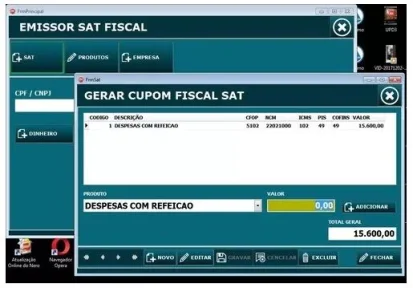Emissor de Cupom Fiscal Sat