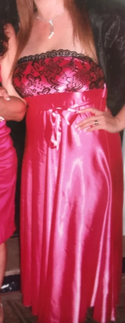 Vestido Longo Seda Rosa