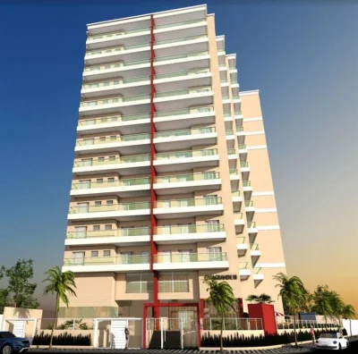 Apartamento com 106.35 m2 - Vila Caicara - Praia Grande SP