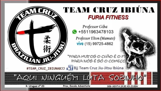 Jiu Jitsu Equipe Team Cruz Ibiuna
