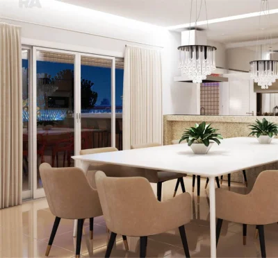 Apartamento com 168.86 m2 - Aviação - Praia Grande SP