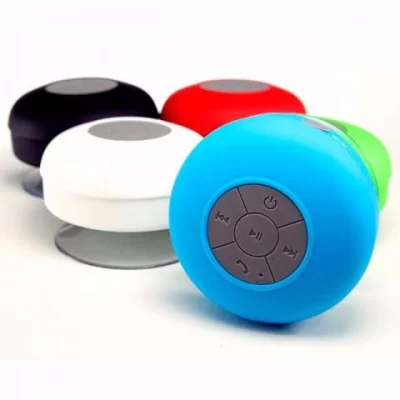 Caixa Som Bluetooth Resistente água Ventosa Viva Voz