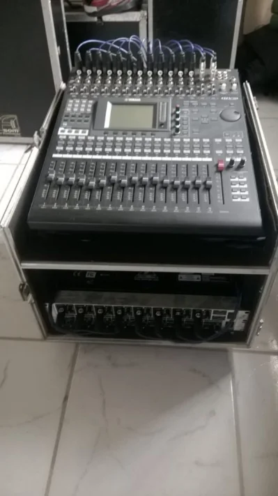 Mesa Yamaha 01v96i + Ada + Case 3 Tampas e 5u Rack + Painel XLR P10 AC