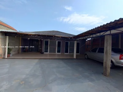 Casa para Venda em Ponta Grossa, Uvaranas, 3 Dormitórios, 1 Suíte, 2 Banheiros, 3 Vagas