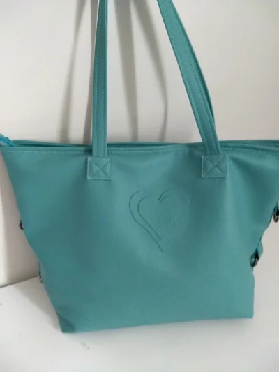 Bolsa Verde-água (hand Made) Feito a Mão