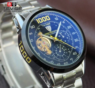 Relógio Tevise Mecânico Automático Esportivo Fashion