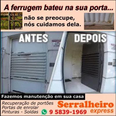 Grade / Porta e Ferrugem / Serralheiro Express