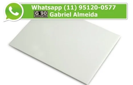 Policarbonato Compacto Verde Fumê Branco