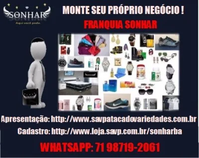 Produtos Direto da Fábrica – Franquia de Roupa Sonhar