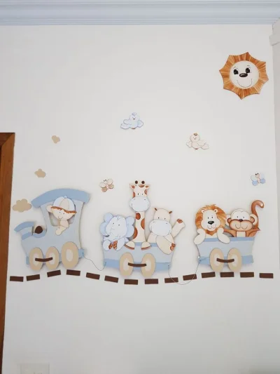Decoração Quarto de Bebê Tema Animais Selva