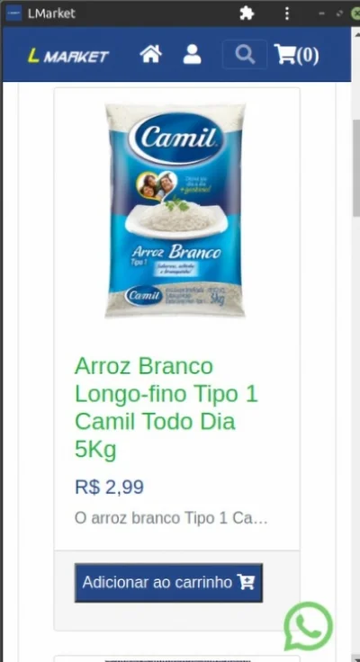 Lmarket, Delivery para Mercantil