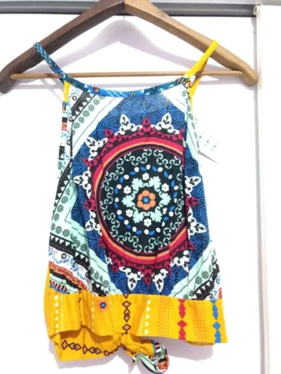 Top Cropped Novo Marca Garage Vintage, Tamanho M