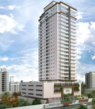 Apartamento com 77.22 m2 - Guilhermina - Praia Grande SP