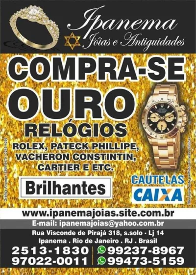 Compro Ouro e Brilhantes