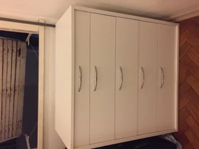 Cômoda Branca 5 Gavetas