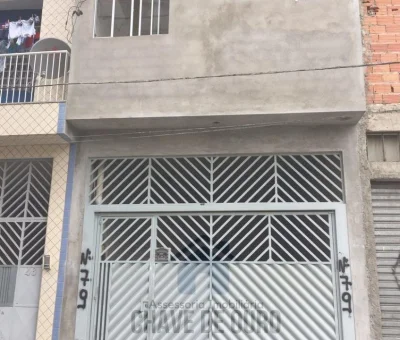 Linda Casa 2 Cômodos para Locação no Jd. Rosinha - Diadema - SP