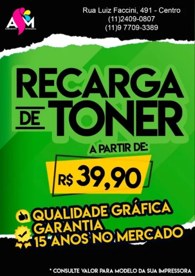 Toners Compatíveis Novos para Impressora e Recargás – Asm Suprimentos
