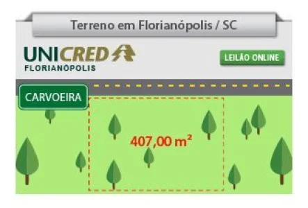 Florianópolis (sc): Terreno Carvoeira (407,00m2)