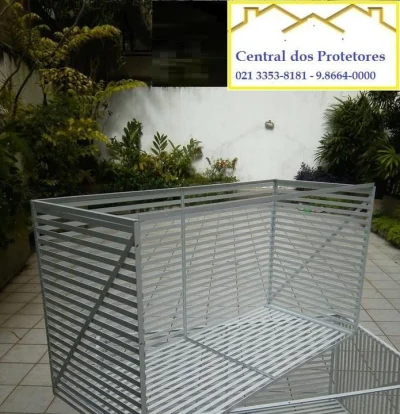Padronização de Fachadas Caixas Grades Gaiolas Protetores Ar Split