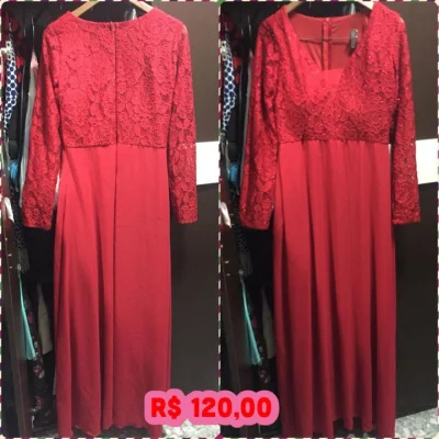 Vestido Festa Vermelho