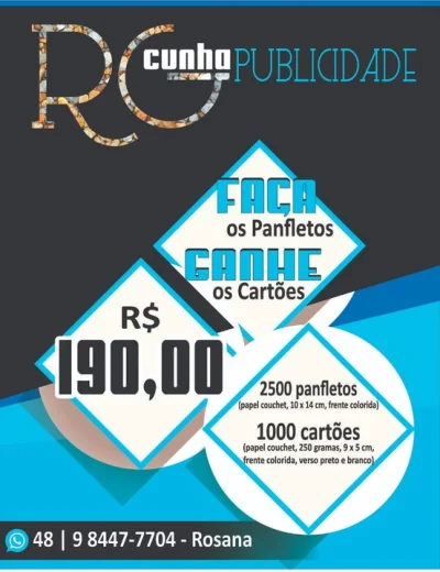 Faça Os Panfletos e Ganhe Os Cartoes