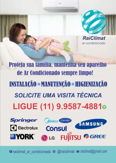 Ar Condicionado , Manutenção, Instalação, Higienização