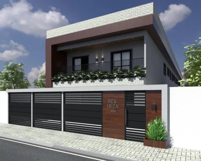 Casa com 55 m2 - Maracanã - Praia Grande SP
