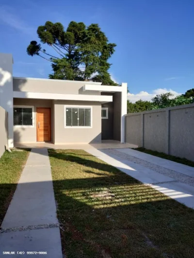 Casa para Venda em Ponta Grossa, Uvaranas, 3 Dormitórios, 1 Suíte, 1 Banheiro, 3 Vagas