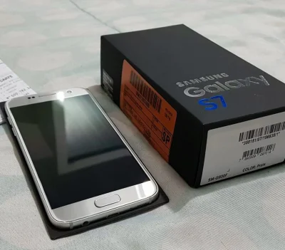 Samsung Galaxy S7 Flat Prata 32gb Aceito Troca