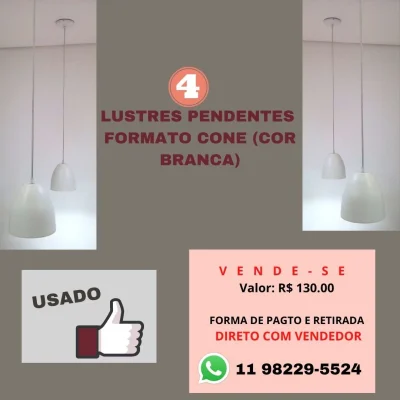 Puff e Lustres(juntos ou Avulsos)