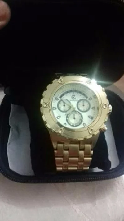 Relógio Ecotime Dourado Seminovo