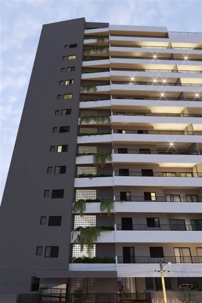 Apartamento com 82.9 m2 - Aviação - Praia Grande SP