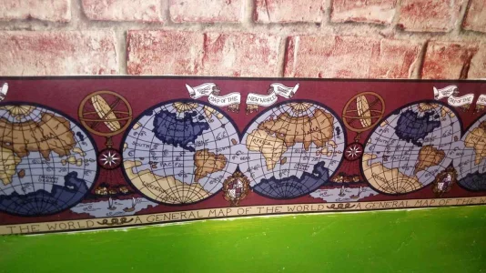 2 Rolos de Faixas de Papel de Parede