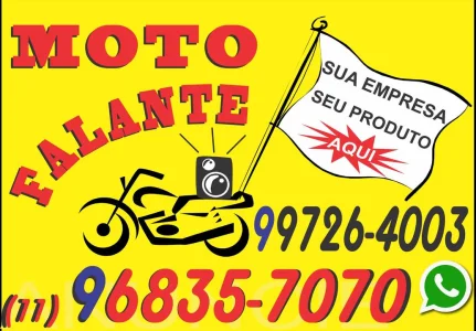 Moto Falante Melhor Que Carro de Som!