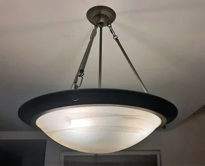 Lustre em Metal e Vidro